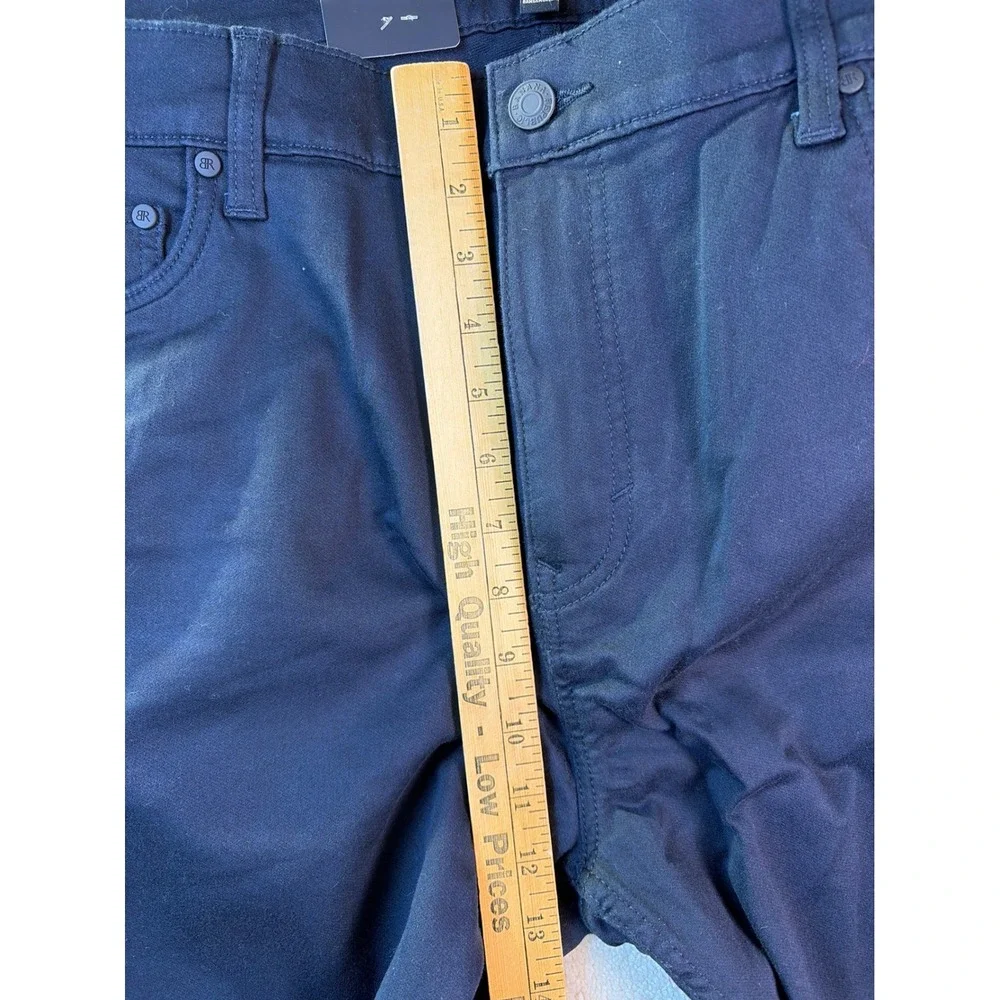 Banana Republic‎ 5 Pocket Pant Mens 40x32 Black Straight Fit Stretch Chino NEW